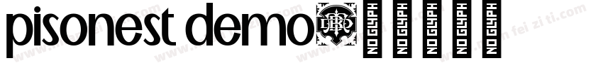 pisonest demo字体转换